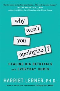 marriage counselling book recommendation: "Why Won't You Apologize?"